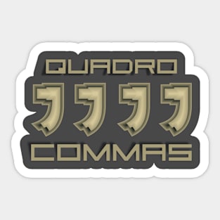 Quadro Commas Nostalgia Sticker